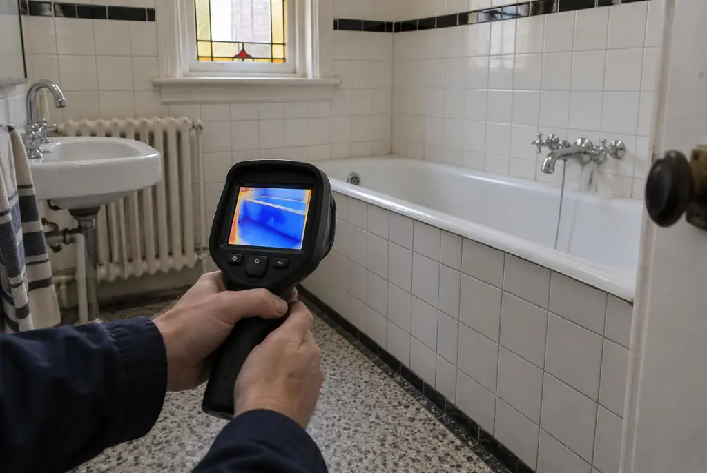 Lekdetectie Doorn – onderzoek in een badkamer van een oudere woning