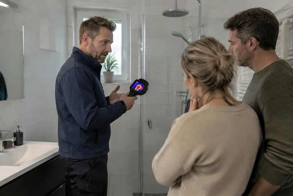 Lekdetectie Doorn – specialist legt bevindingen uit aan bewoner